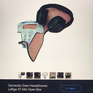 Gamester gear headphones large 57 mm